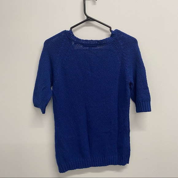 ✨NEW✨ BLUE VINTAGE KNITTED TOP | SEARS - Picture 6 of 8